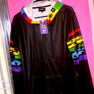 Brand new fresh hoods pride zip up hoodie fresh hoods
